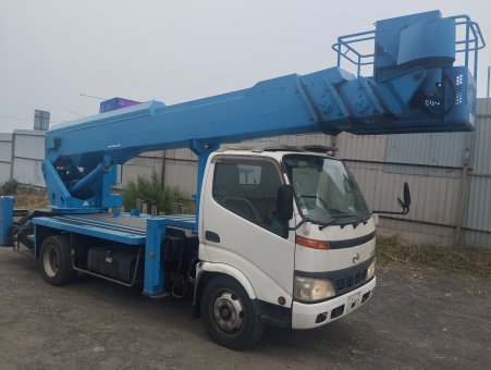 В НАЛИЧИИ! Автовышка AICHI SK22A, мах высота 24м, на базе HINO DUTRO 2007г,  4л, б/п