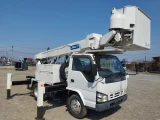 В НАЛИЧИИ! Автовышка AICHI SH138, высота 15м, на ГИДРАВЛИКЕ,  базе ISUZU ELF, 2005г 0