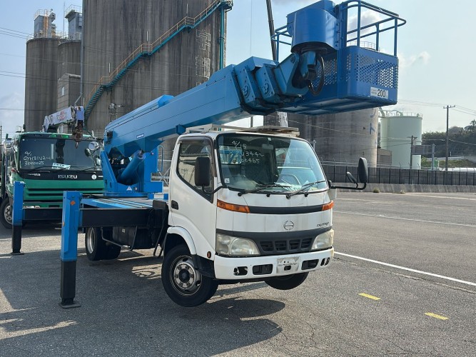 В пути! Автовышка AICHI SK22A,  высота 24м, на базе HINO DUTRO 2007г,  4л, б/п