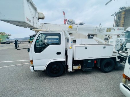 В ПУТИ! Автовышка AICHI SH145, 16м,  на базе ISUZU ELF, 1996г, NKR66E, 4HF1