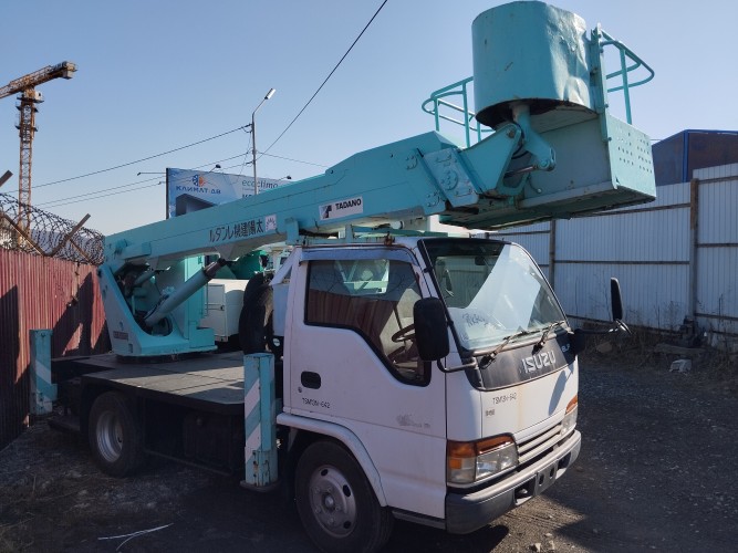ПРОДАН! Автовышка TADANO AT130TG, на базе  ISUZU ELF, 2001