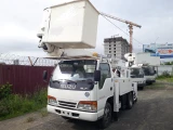 В НАЛИЧИИ!  Автовышка AICHI SH145,   максимальная рабочая высота 16м, на базе ISUZU ELF 1996г 5